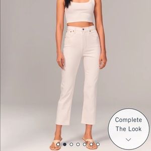 Abercrombie & Fitch Zoe Straight Leg Jean